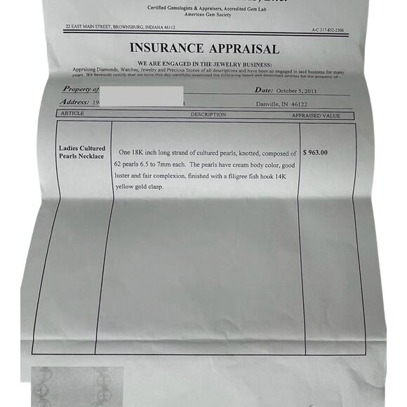 VTG Cultured PEARL NECKLACE 18" Knotted 62 Pearls 7mm 14K Gold Fish Hook Clasp! - Picture 3 of 8